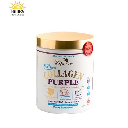 KİPERİN PURPLE COLLAGEN 576 GR ( MOR KOLAJEN & TİP 1-2-3-5-10 & 18 AMİNO ASİT )