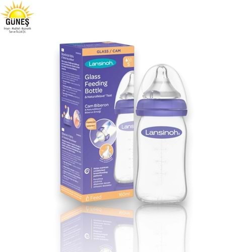 LANSİNOH CAM BİBERON 160 ML