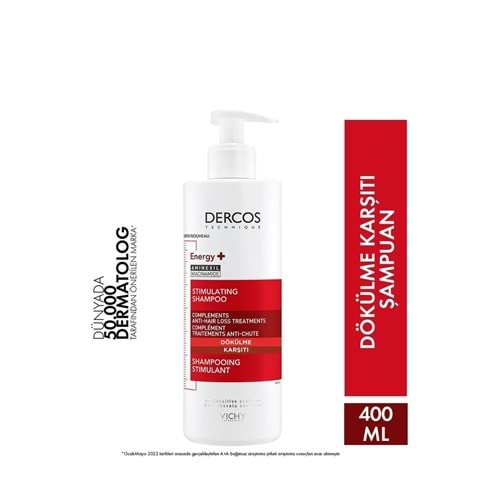 VİCHY DERCOS ENERGİSANT SAÇ DÖKÜLMESİNE KARŞI ŞAMPUAN 400 ML