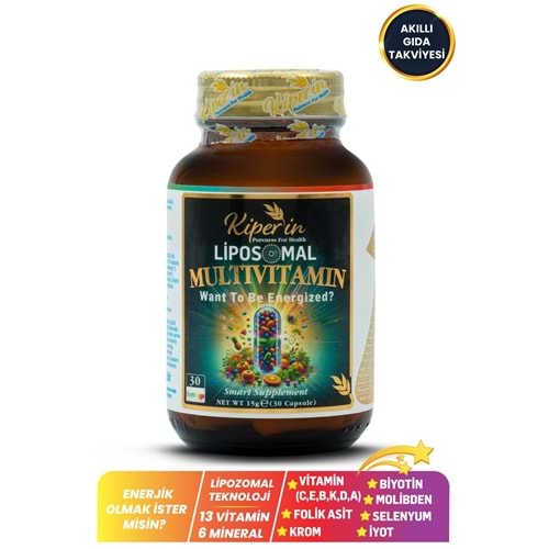 KİPERİN MULTİVİTAMİN LİPOZOMAL 30 KAPSÜL