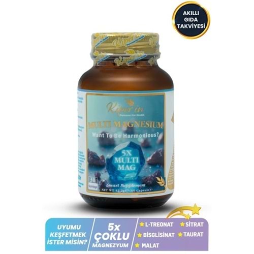 KİPERİN MULTİ MAGNEZYUM 30 KAPSÜL ( MAG. TAURAT & MAG. BİSGLİSİNAT & MAG. MALAT & MAG. L-TREONAT )