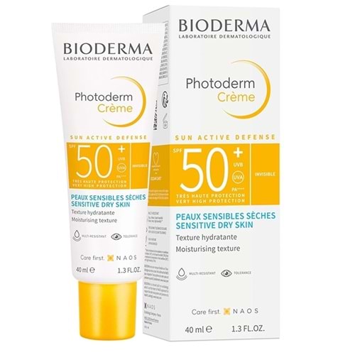 BİODERMA PHOTODERM CREME GÜNEŞ KREMİ SPF 50+ 40 ML ( KURU VE ÇOK KURU CİLTLER İÇİN )