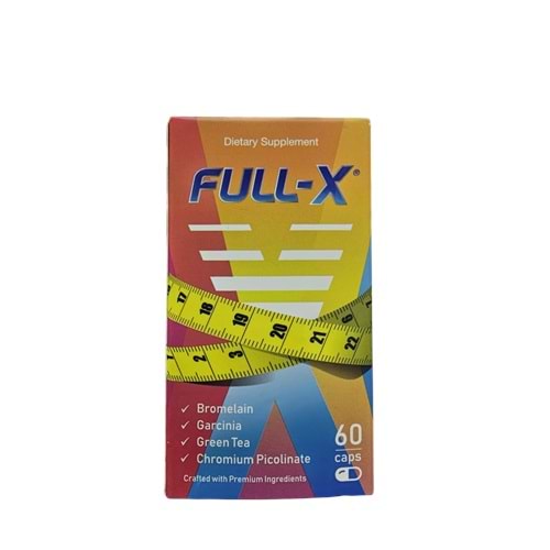 FULL-X BROMELAİN GARSİNİYA VE YEŞİL ÇAY İÇEREN 60 KAPSÜL
