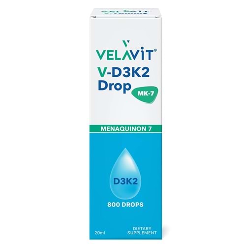 VELAVİT V-D3K2 DROP 20 ML 800 DROPS
