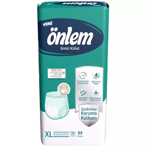 ÖNLEM HASTA BEZİ KÜLOTLU ( XL / 30 ADET )