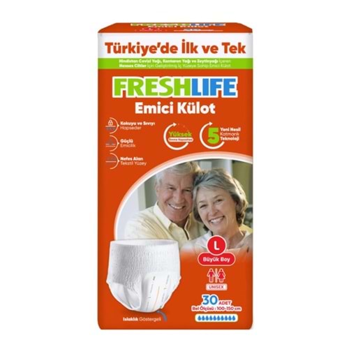 FRESHLIFE HASTA BEZİ KÜLOTLU ( LARGE / 30 ADET )