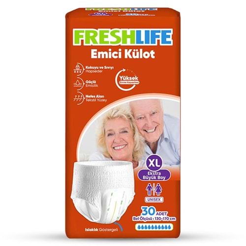 FRESHLIFE HASTA BEZİ KÜLOTLU ( XL / 30 ADET )