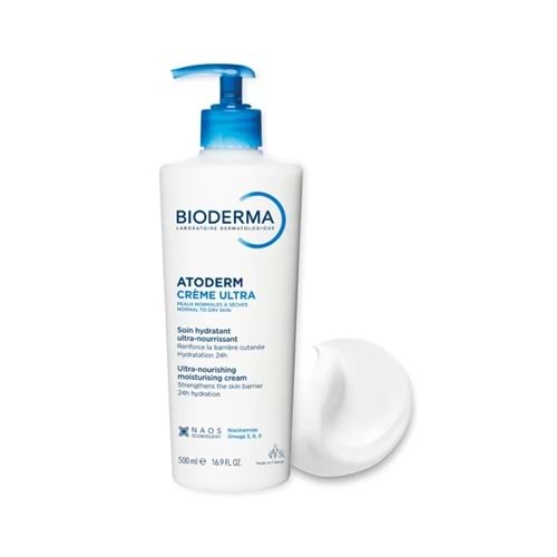 BİODERMA ATODERM CREAM ULTRA 500 ML PUANLI ( KURU CİLTLER İÇİN ULTRA NEMLENDİRİCİ )