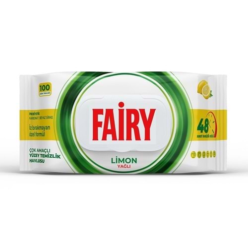 FAİRY TEMİZLİK HAVLUSU ( LİMON & BEYAZ SİRKE / 100 ADET )
