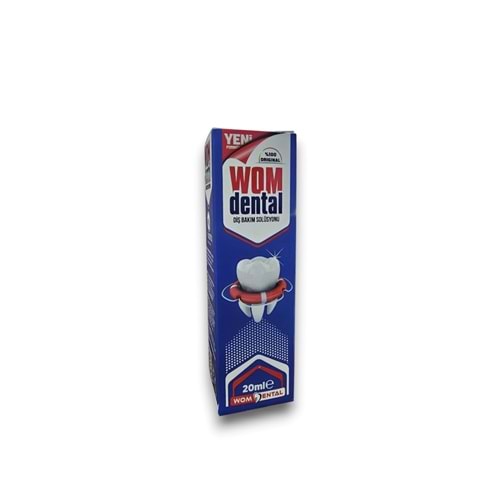 WOM DENTAL DİŞ BAKIM SOLÜSYONU 20 ML