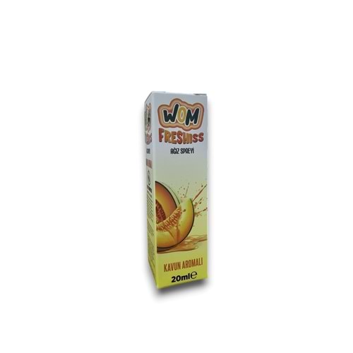 WOM FRESHISS AĞIZ SPREYİ ( KAVUN AROMALI / 20 ML )