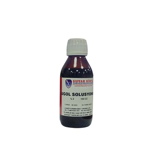 SUVAR LUGOL SOLUSYONU %2 100 CC