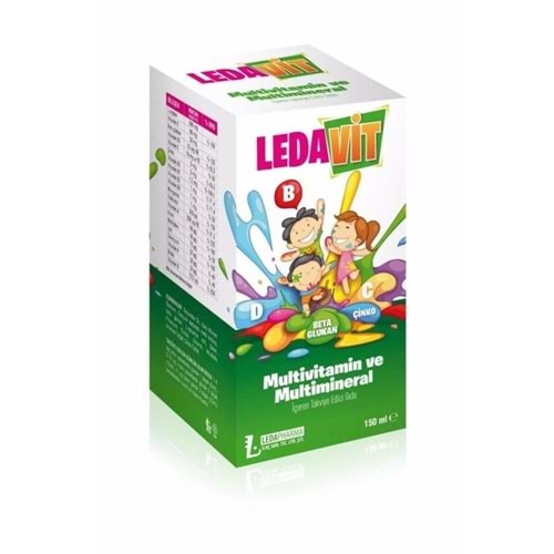LEDAVİT MULTİVİTAMİN VE MULTİMİNERAL ŞURUP 150 ML