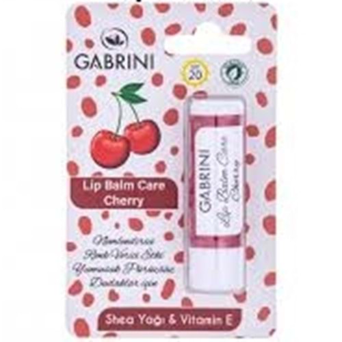 GABRİNİ DUDAK BAKIM KREMİ ( KİRAZ )