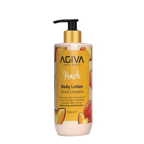 AGİVA VÜCUT LOSYONU 500 ML ( ŞEFTALİ )