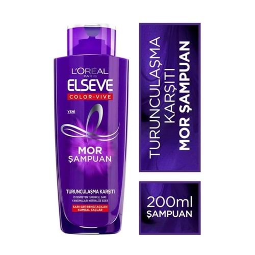 ELSEVE MOR ŞAMPUAN TURUNCULAŞMA KARŞITI 200 ML
