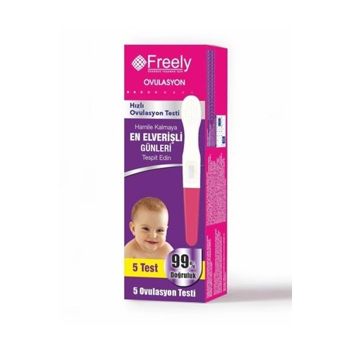 FREELY OVULASYON TESTİ ( 5 TEST )
