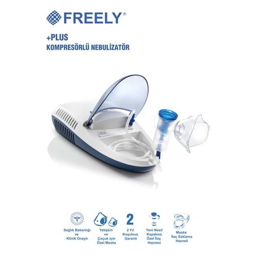 FREELY PLUS KOMPRESÖRLÜ NEBÜLİZATÖR ( BUHAR MAKİNASI ) (AS-2305AS)