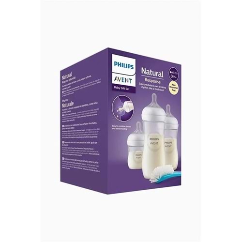 PHILIPS AVENT NATURAL RESPONSE DOĞAL TEPKİLİ YENİDOĞAN HEDİYE SETİ (SCD 837/12)
