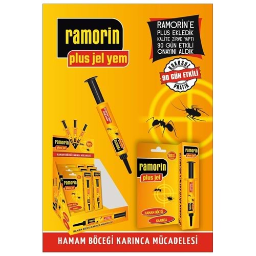 RAMORİN PLUS HAMAM BÖCEĞİ VE KARINCA JELİ 5 GR