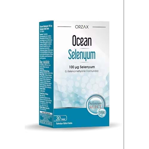 ORZAX OCEAN SELENYUM 100 MCG 30 TABLET