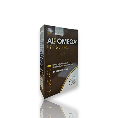 ALOMEGA OMEGA 3 & MULTİVİTAMİN & MİNERAL İÇEREN 30 SOFTGEL