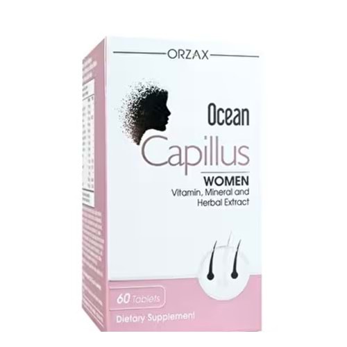 ORZAX OCEAN CAPİLLUS WOMEN 60 TABLET ( VİTAMİN & MİNERAL VE BİTKİSEL EKSTRE )