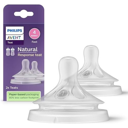 PHILIPS AVENT NATURAL RESPONSE BİBERON EMZİĞİ NO 4 ( 3+ AY /2'Lİ )
