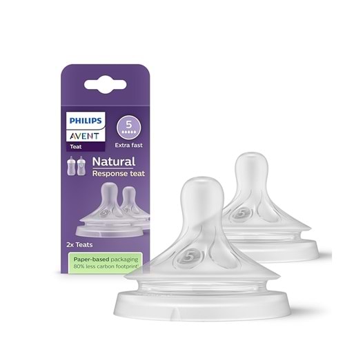 PHILIPS AVENT NATURAL RESPONSE BİBERON EMZİĞİ NO 5 ( 6+ AY /2'Lİ )