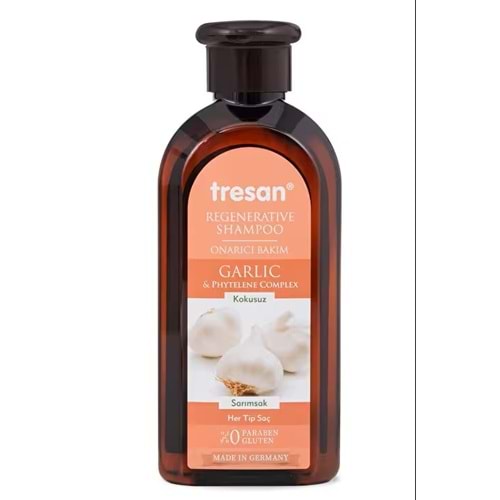 TRESAN ONARICI BAKIM ŞAMPUAN 300 ML ( TÜM SAÇ TİPLERİ / SARIMSAK- KOKUSUZ )