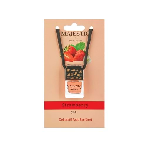 MAJESTIC DEKORATİF ARAÇ PARFÜMÜ 7 ML ( ÇİLEK )
