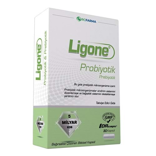 LİGONE PROBİYOTİK 30 KAPSÜL ( PREBİYOTİK / 5 MİLYAR KOB )