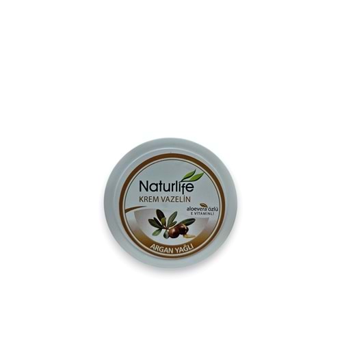 NATURLIFE KREM VAZELİN 100 ML ( ARGAN YAĞLI )