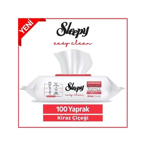SLEEPY TEMİZLİK HAVLUSU (KİRAZ ÇİÇEĞİ / 100 ADET)