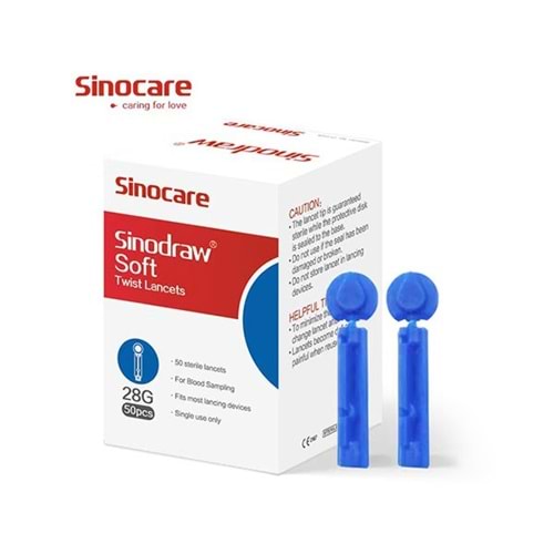 SİNOCARE SİNODRAW SOFT LANSET 28G (50 ADET)
