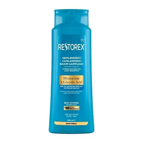 RESTOREX ŞAMPUAN (HYALURONİC & GLYCOLİC ASİT) 500 ML