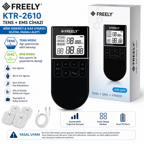 FREELY TENS CİHAZI & MASAJ ALETİ ( KTR-2610 )