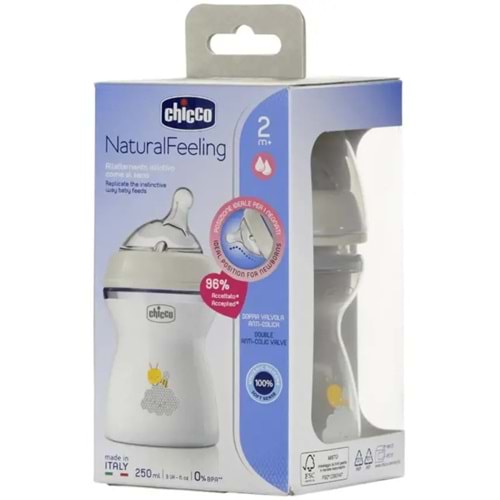 CHİCCO NATURAL FEELİNG PP BİBERON 2+ AY 250 ML