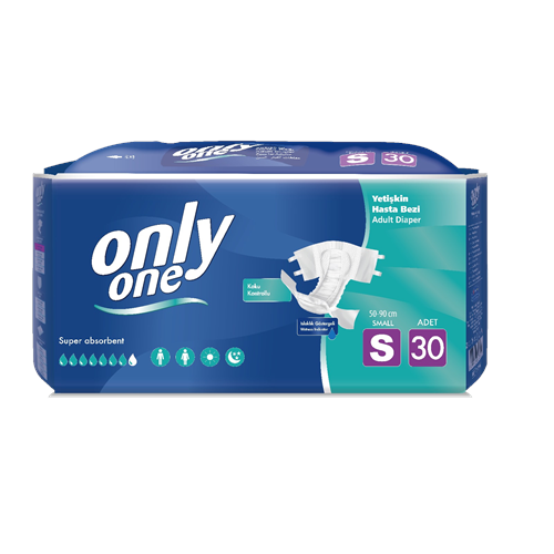 ONLYONE YETİŞKİN HASTA BEZİ BEL BANTLI ( SMAL / 30 ADET )