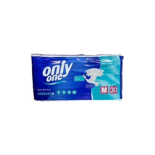 ONLYONE YETİŞKİN HASTA BEZİ BEL BANTLI ( MEDIUM / 30 ADET )