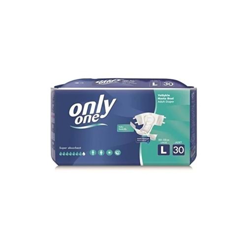 ONLYONE YETİŞKİN HASTA BEZİ BEL BANTLI ( LARGE / 30 ADET )