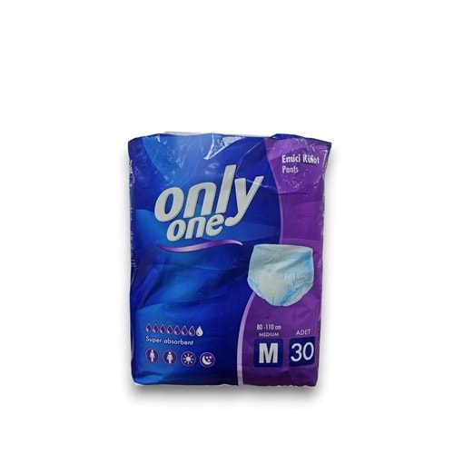 ONLYONE YETİŞKİN HASTA BEZİ KÜLOTLU ( MEDIUM / 30 ADET )
