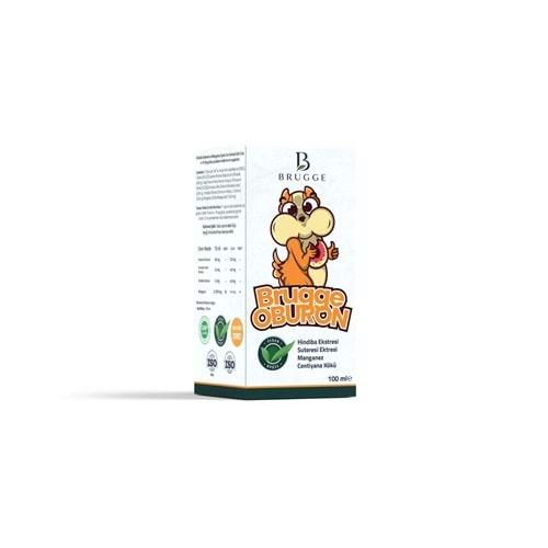 BRUGGE OBURON ŞURUP 100 ML ( HİNDİBA EKSTRESİ & MANGANEZ & CENTİYANA KÖKÜ )