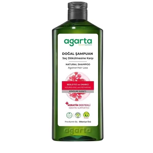 AGARTA SAÇ DÖKÜLMESİNE KARŞI ŞAMPUAN 400 ML ( BİBERİYE ÖZÜ )