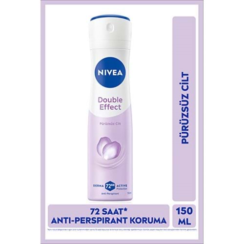 NİVEA DEODORANT DOUBLE EFFECT WOMEN 150 ML