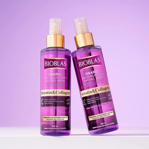 BIOBLAS KERATİN & COLLAGEN SIVI SAÇ KREMİ 200 ML