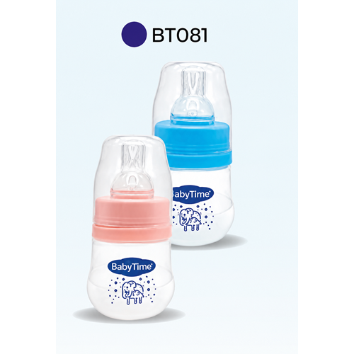 BT081 BABY TİME KİRAZ UÇLU MİNİ PP BİBERON 60 ML