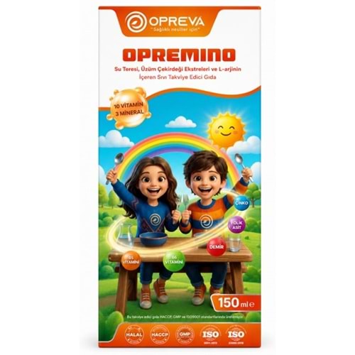 OPREMİNO ÜZÜM ÇEKİRDEĞİ EKSTRESİ İÇEREN ŞURUP 150 ML