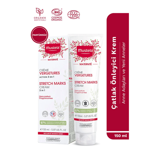 MUSTELA MATERNİTE ÇATLAK ÖNLEYİCİ KREMİ 150 ML