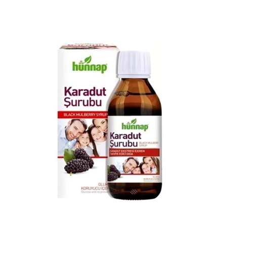 HÜNNAP KARADUT ŞURUBU 50 ML